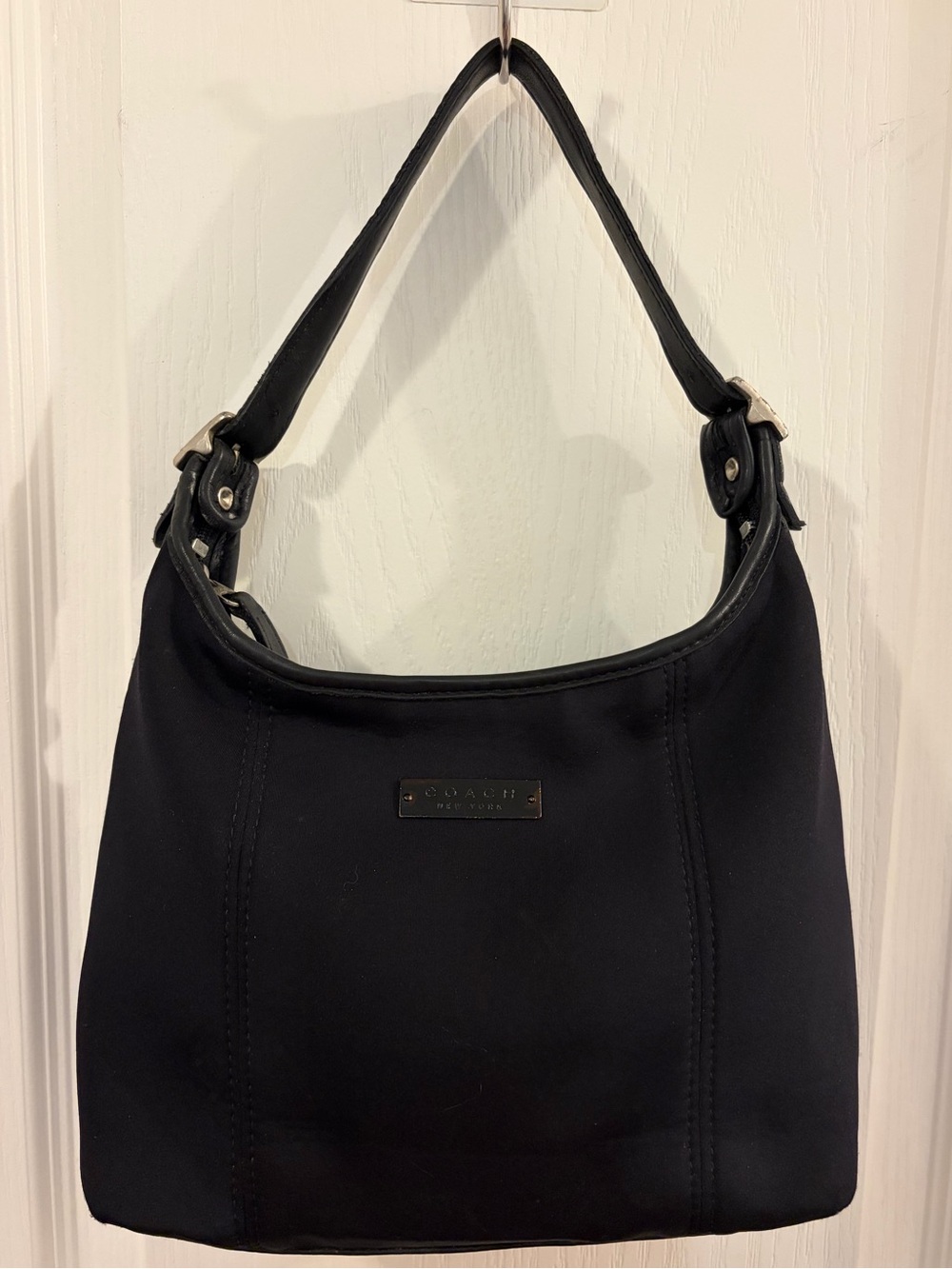 Coach Black Neoprene Bag